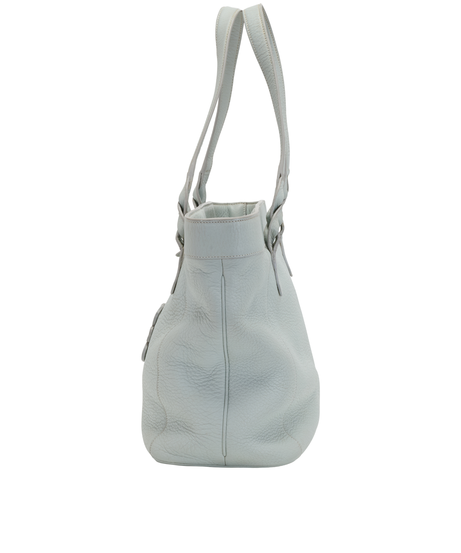 Fusta Tote, &pound;375, Handbags, Blue, Leather, Bottom view